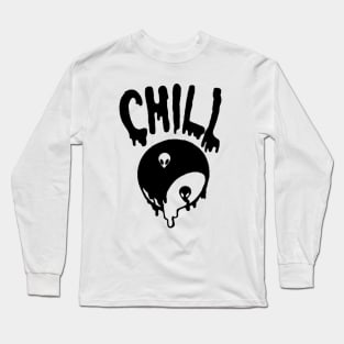 Far Out Chill Ying Yang Long Sleeve T-Shirt